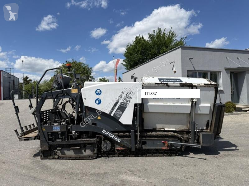 Obras de carretera Vögele Super 800