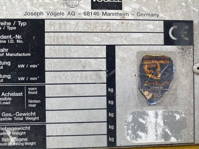 أشغال طرقية Vögele