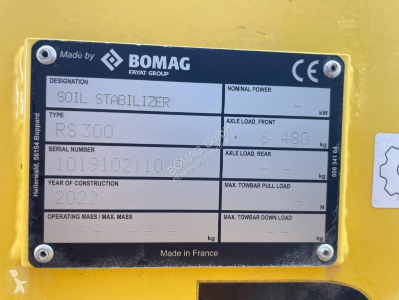 Obras públicas rodoviárias Bomag  RS 300