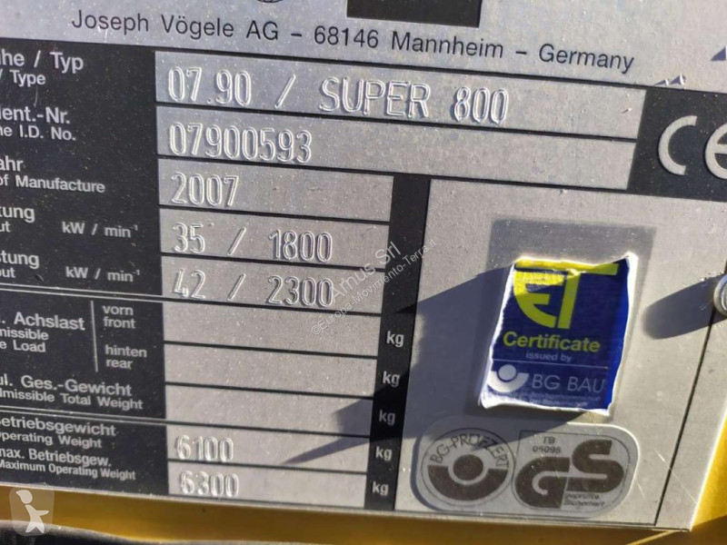 Cestné staviteľstvo  Super 800