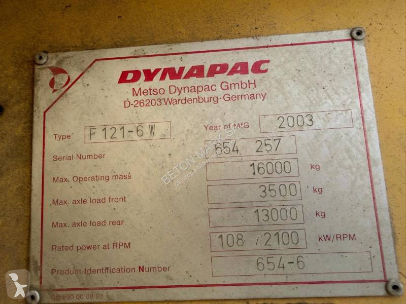 أشغال طرقية Dynapac F121-6W