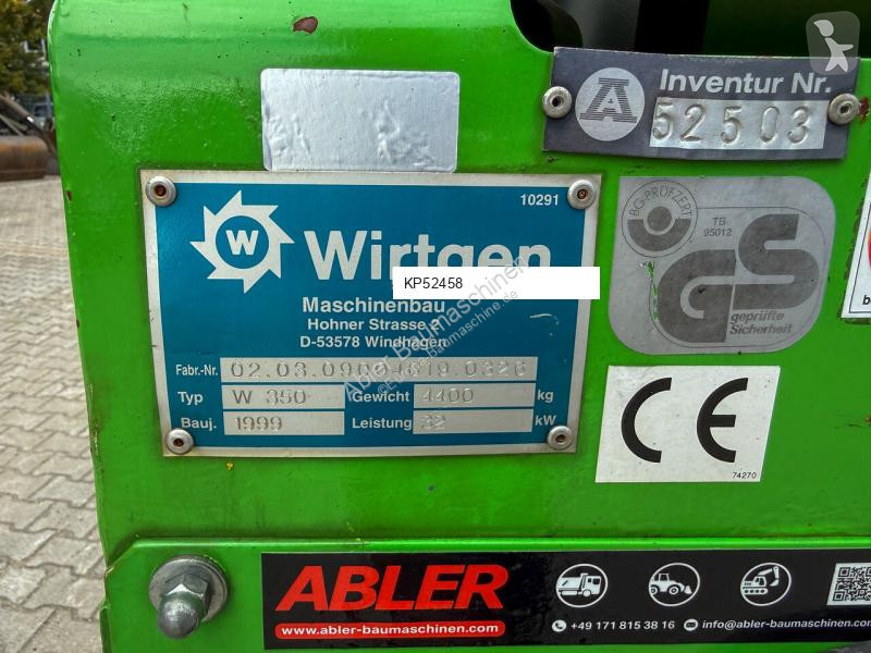 Vägarbeten Wirtgen