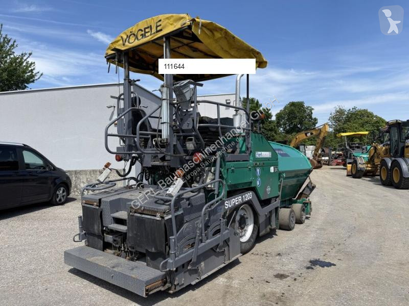 Obras de carretera Vögele Super 1303