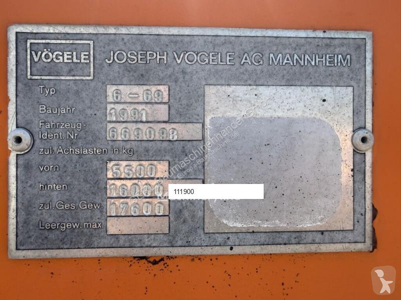 Echipamente pentru lucrari rutiere Vögele Super...