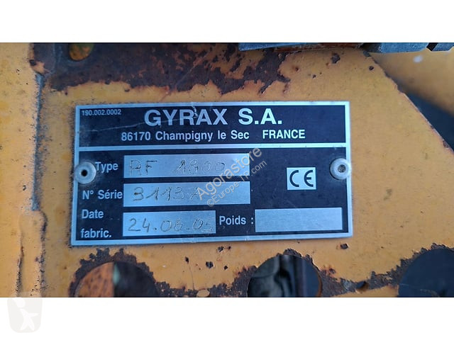 Vägarbeten Gyrax RF1800