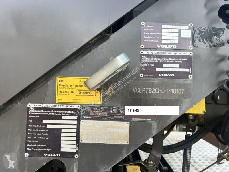 Vägarbeten Volvo ABG