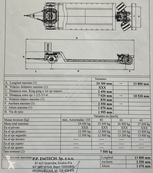 Transport utilaje  PCN 18 PNZ-S Tiefbett...