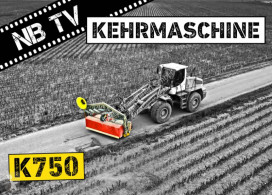 Veegmachine-bezemwagen Adler Kehrmaschine K750 | Kehrbesen | Kehrtechnik
