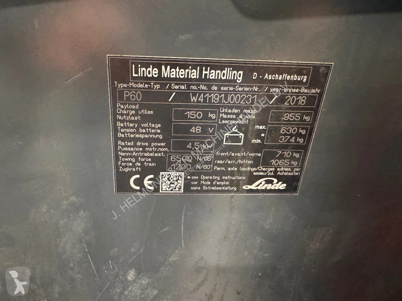 معدات أخرى Linde P 60