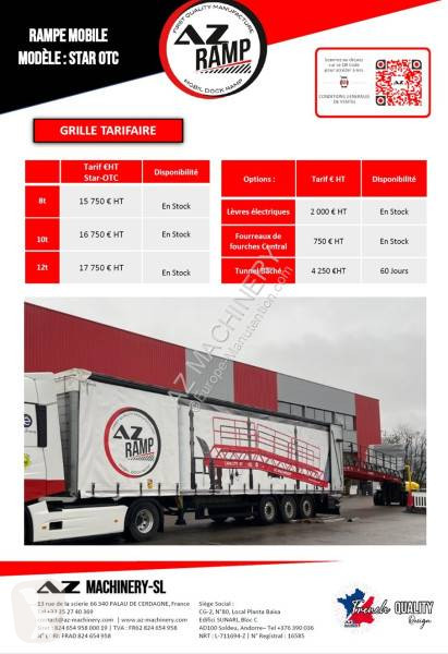 Autres matériels AZ Ramp STAR OTC-8T-V2