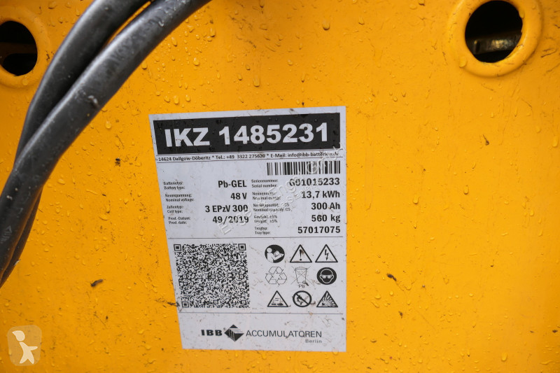 Electrocar Linde P 60 Z Schlepper Batterie...