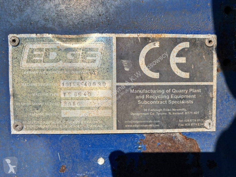Trituración, reciclaje Edge TS6540