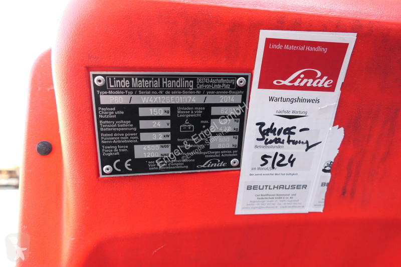 Magazijntrekker Linde P 60 Z Schlepper Batterie...