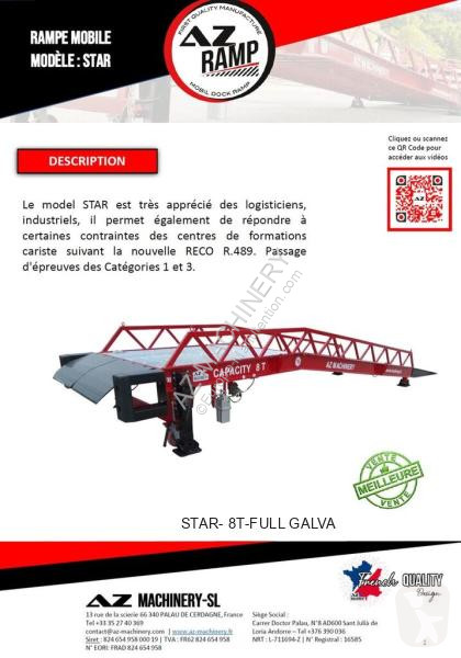 معدات أخرى  AZ RAMP-STAR 8-FULL GALVA