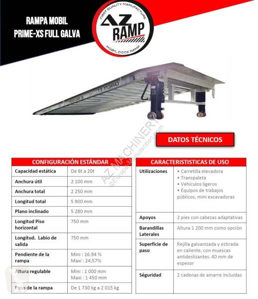 Autres matériels AZ Ramp PRIME XS-6 FULL GALVA
