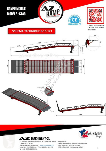معدات أخرى  AZ RAMP-STAR 8-FULL GALVA