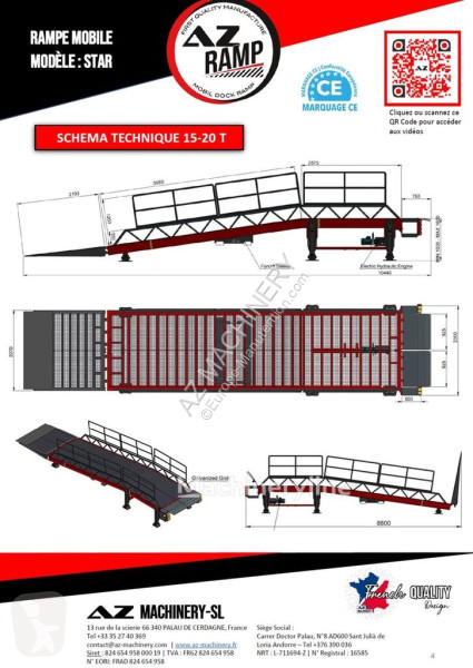 معدات أخرى  AZ RAMP-STAR 8-FULL GALVA