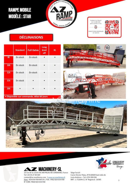 معدات أخرى  AZ RAMP-STAR 8-FULL GALVA
