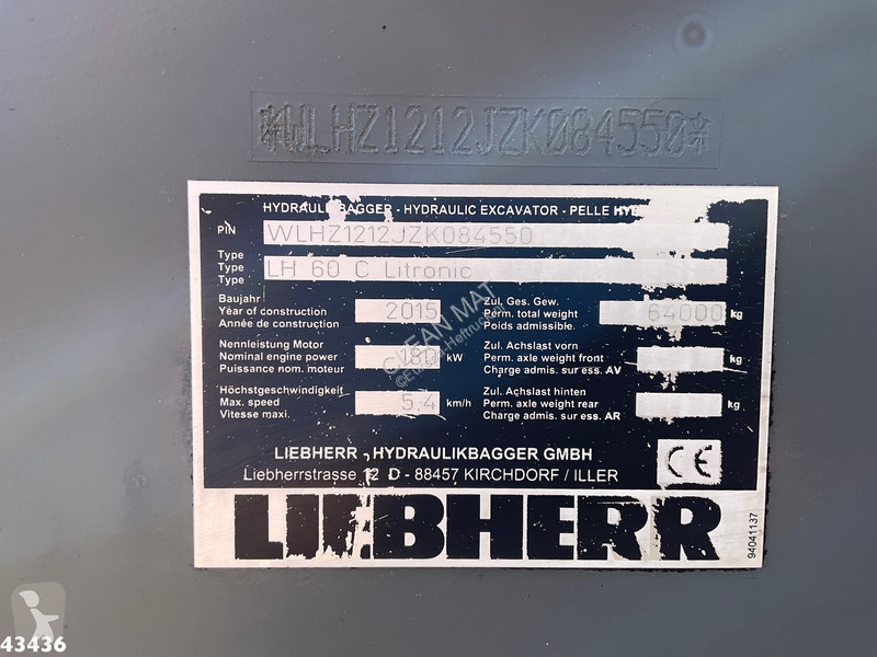 Andet materiel Liebherr LH 60 C Litronic EPA...