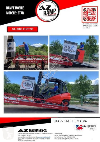 معدات أخرى  AZ RAMP-STAR 8-FULL GALVA