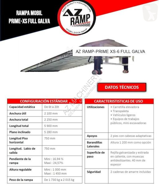 معدات أخرى  Rampe de Chargement Mobile AZ...