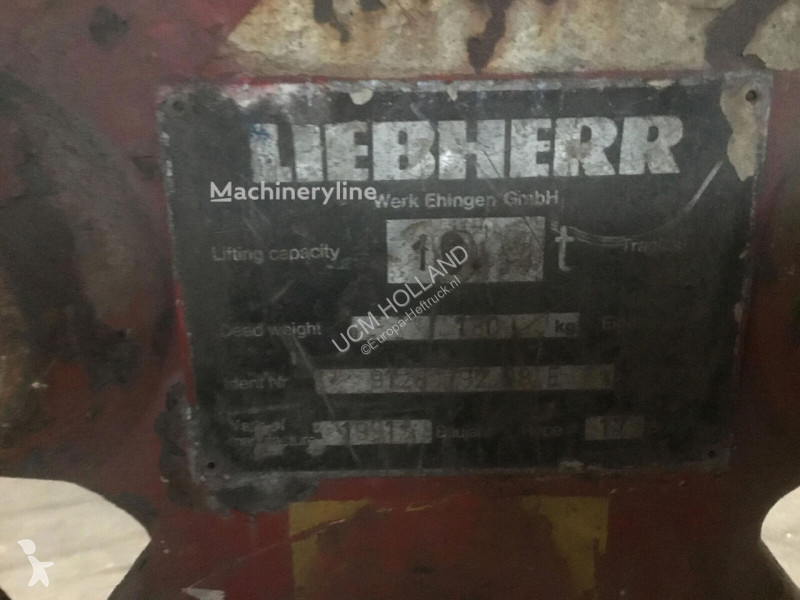 Друга техника Liebherr Hookblock 17mm 1 sheave 16t
