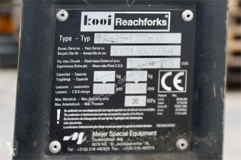 装卸设备  RG4 25 1200/850 Extendable Forks