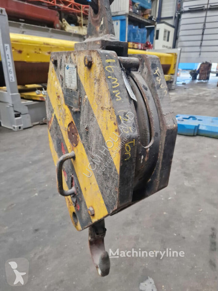 Ďalšie stroje  Hookblock 16mm 1 sheave 12.5t
