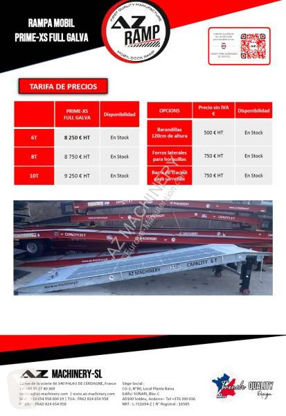 Autres matériels AZ Ramp PRIME XS-6 FULL GALVA