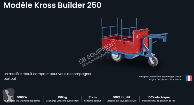 Overig materiaal   Kros Builder 250 Chariot à...