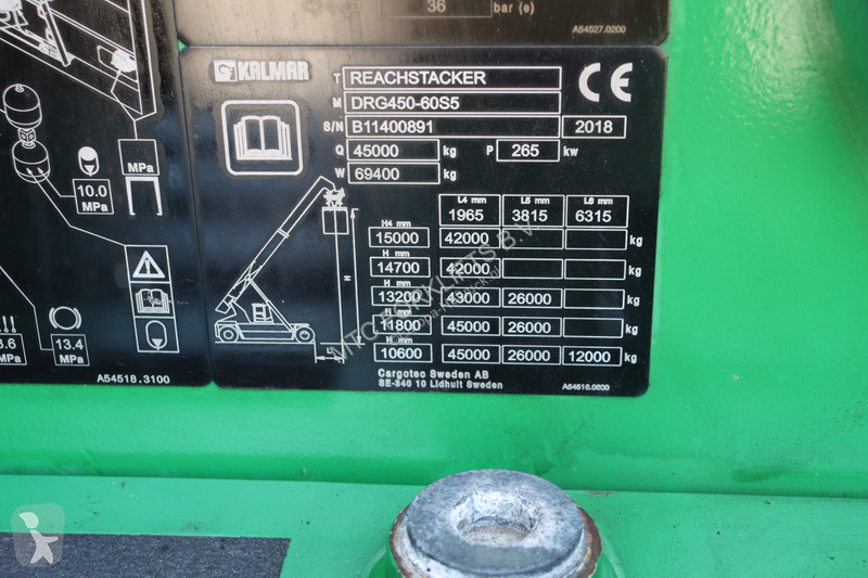 رافعة شوكية ثقيلة Kalmar DRG450-60S5