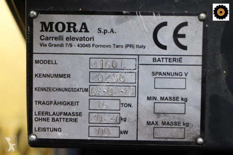Stivuitor de mare tonaj Mora M160C