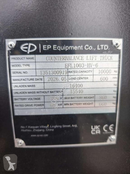 Carretilla elevadora gran tonelaje  EFL1003-HV-6