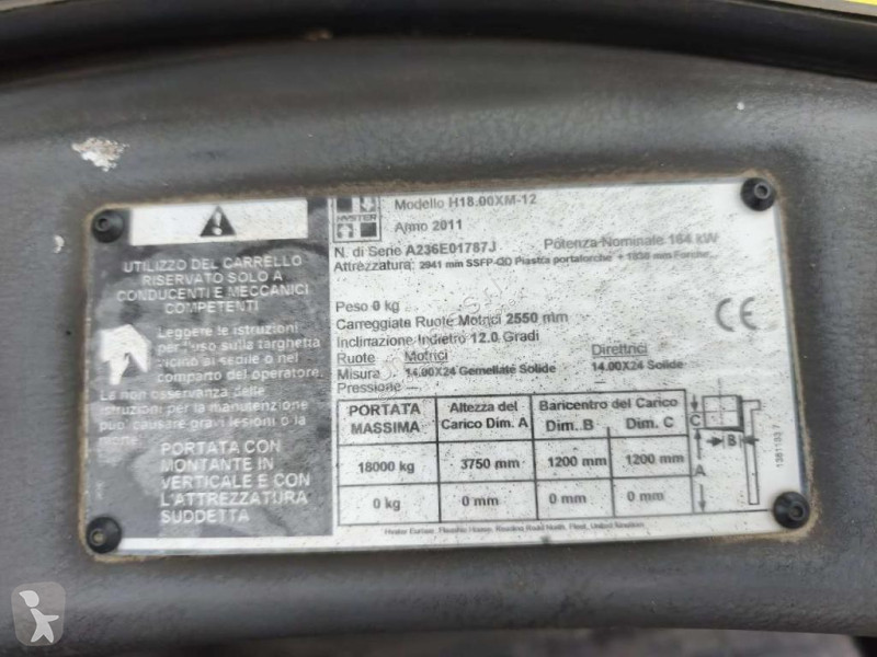 رافعة شوكية ثقيلة Hyster H18.00XM-12