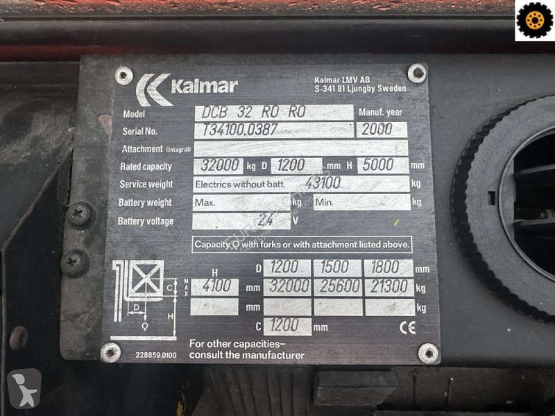 大吨位可升降式叉车 Kalmar  DCB32 RORO