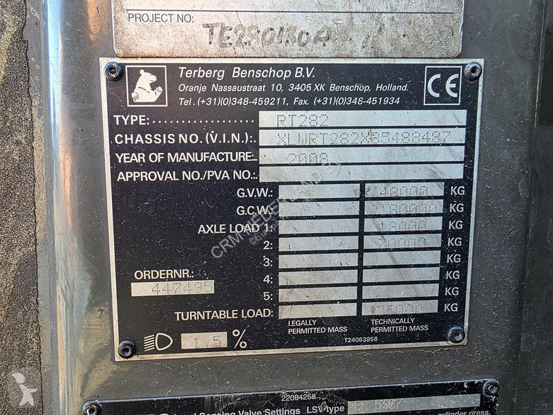 Ťahač Terberg RT 282 / 4X4 /TURNING CHAIR/...