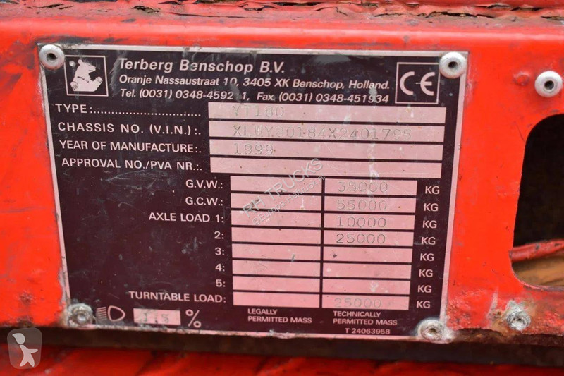 جرار مناولة Terberg YT 180 4X2 - HUB REDUCTION...
