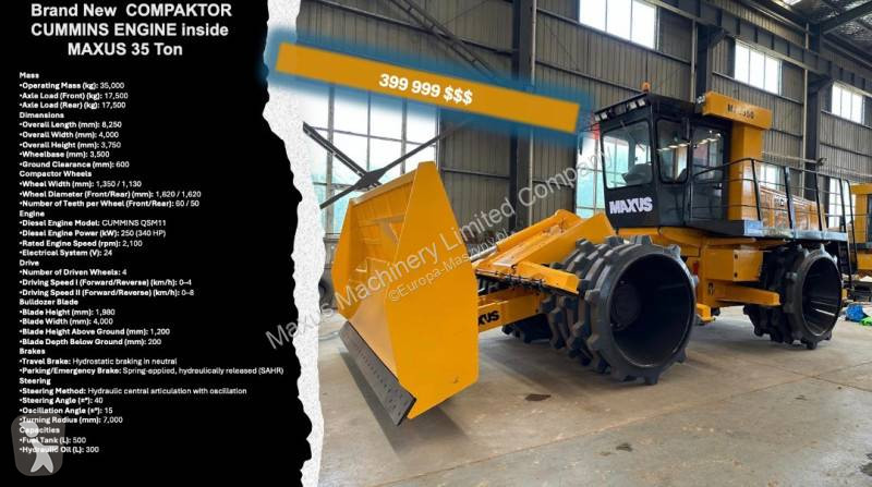 Compactador Maxus 35 ton