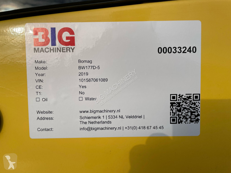 Wals Bomag D-5 | Airconditioning EPA /EU Stage V
