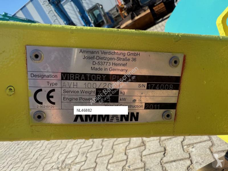 Compactador Ammann AVH 100-20 E-Start