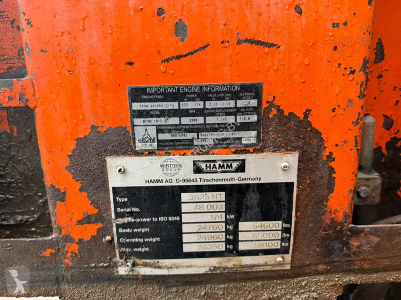 Zhutňovač Hamm 3625 Roller with vibration 25...