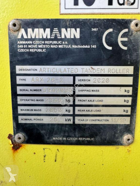 Дорожний коток Ammann ARX 26-2