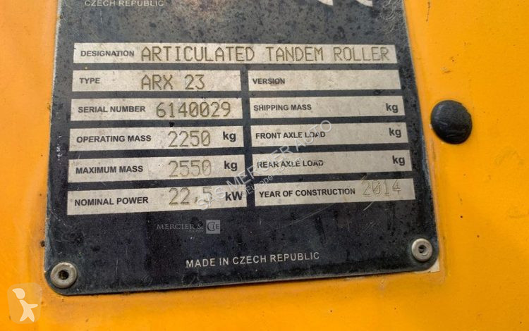 Compacteur Ammann compacteur tandem vibrant diesel
