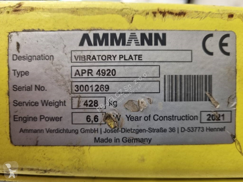 Compactor Ammann APR 4920 zagęszczarka