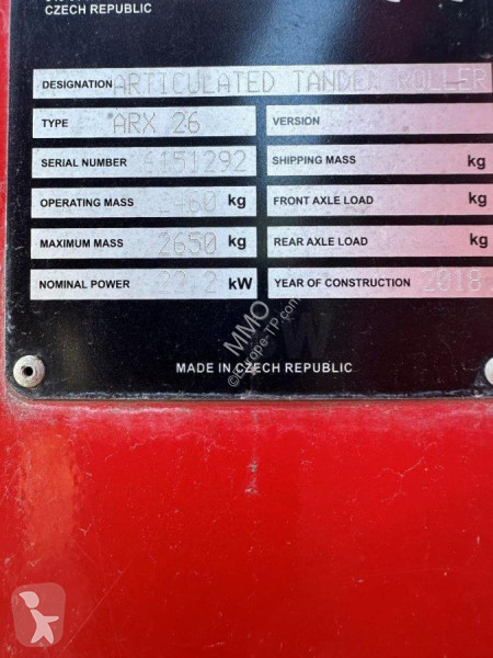 Zhutňovač   ARX 26