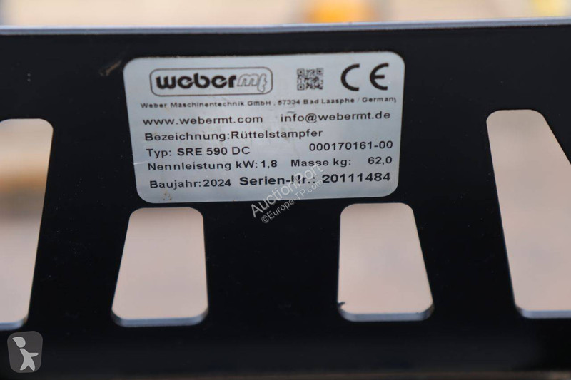 Compacteur Weber SRE 590DC