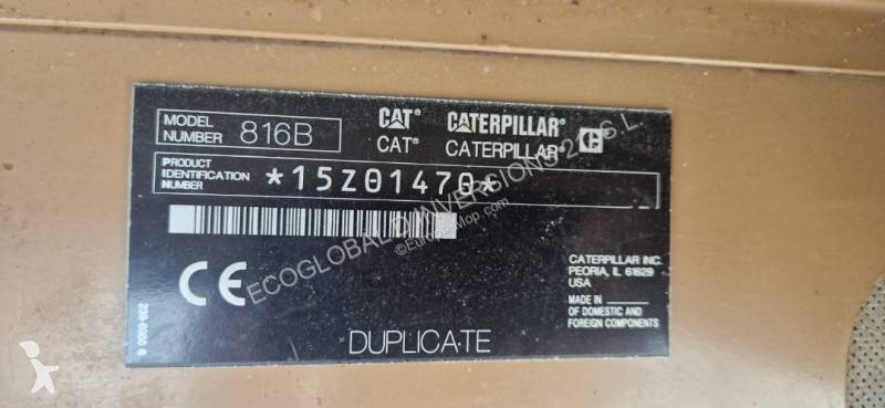 Compactador Caterpillar 816B