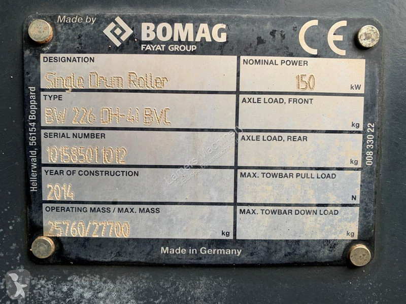 Compactador Bomag DH-4I NVT