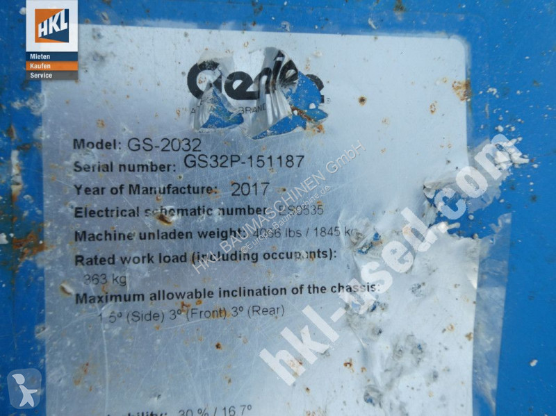 Nacela Genie GS 2032