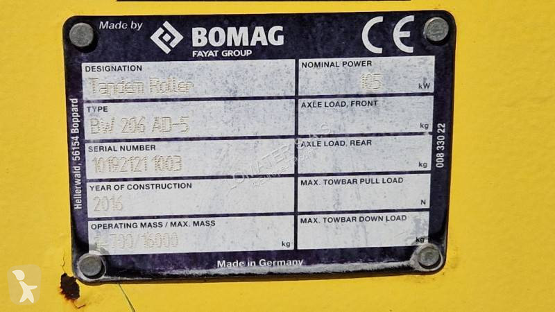 Compactor Bomag BW 206 AD -5